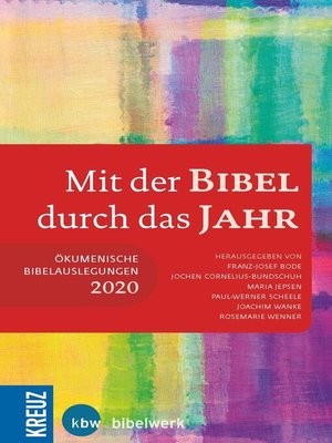 cover image of Mit der Bibel durch das Jahr 2020